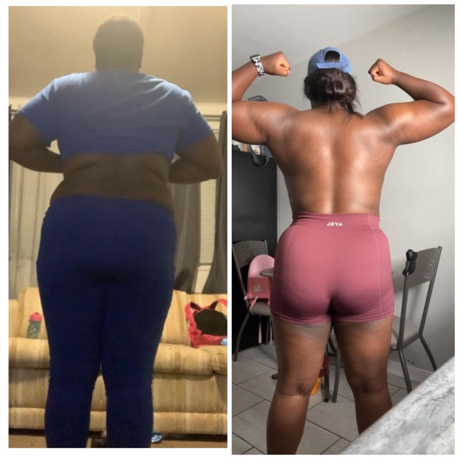 Warrior 30-day challenge before and after
