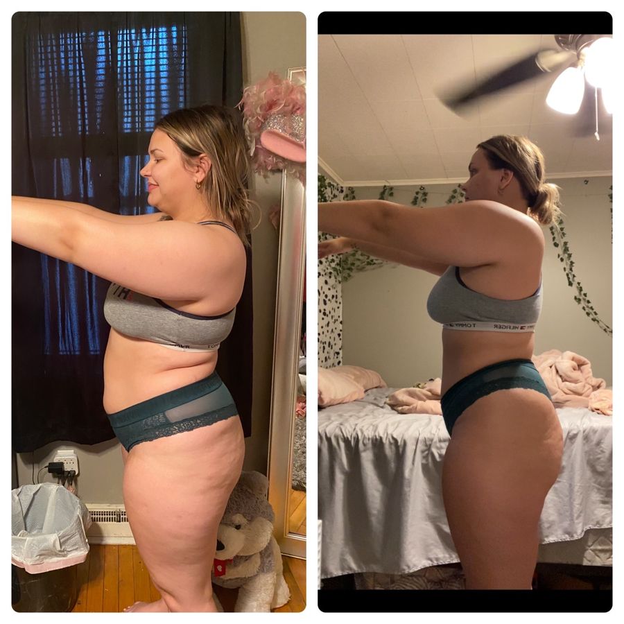 Warrior 30-day challenge before and after